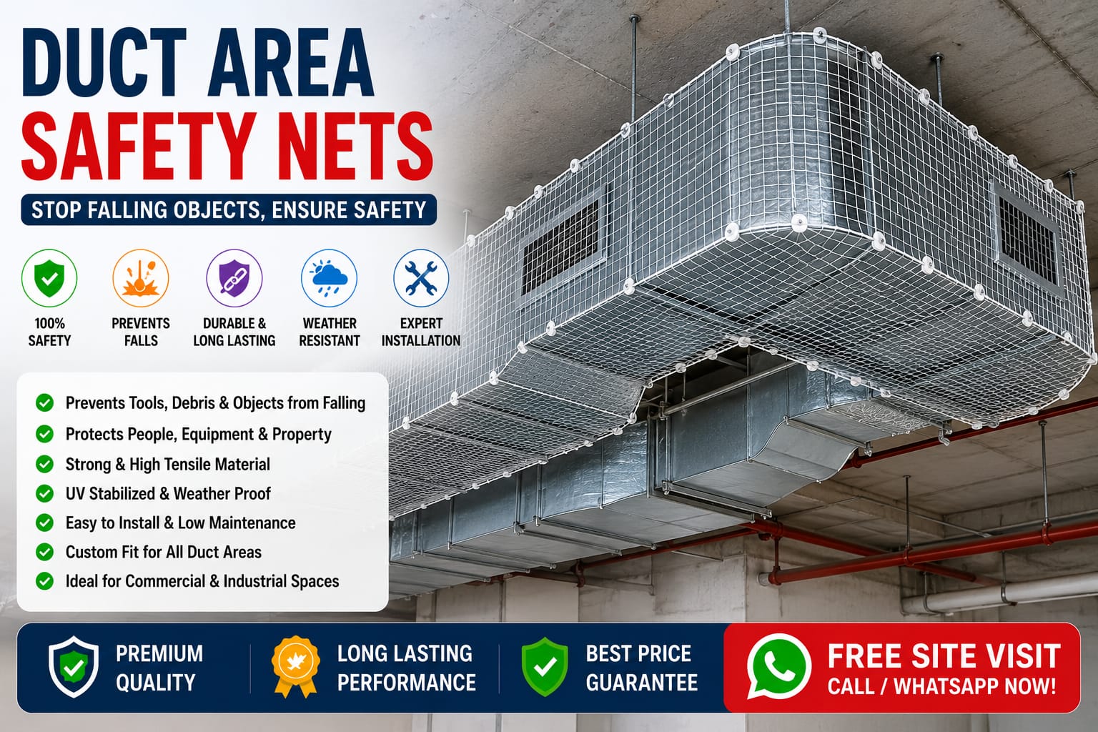 terrace area Safety Nets in bengaluru