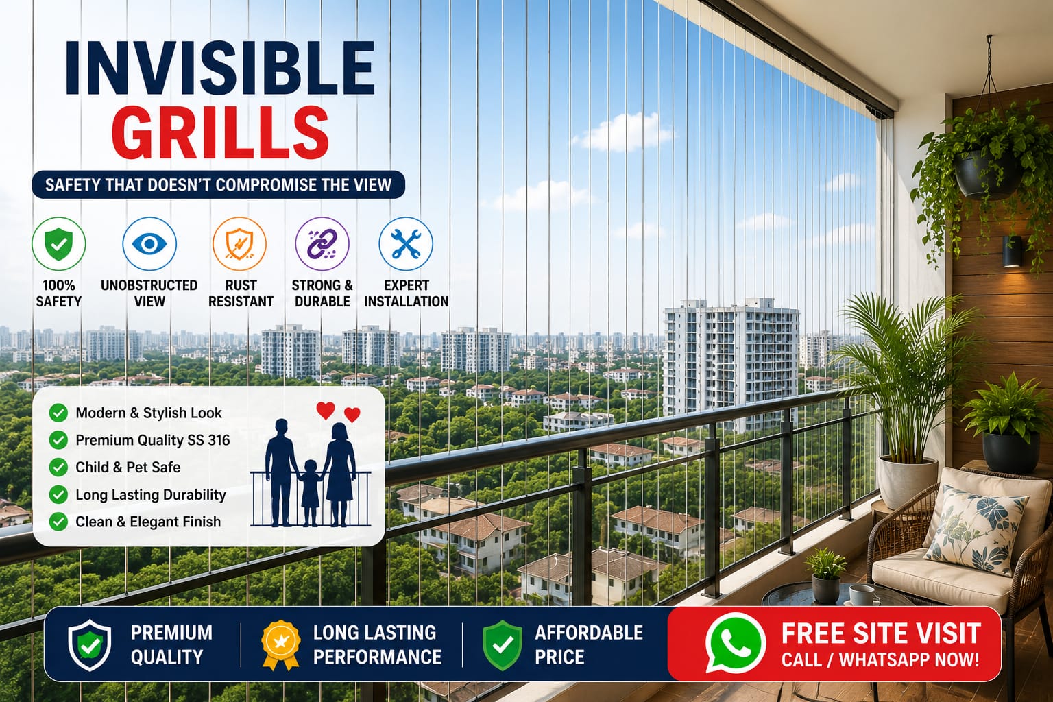ac box cover Safety Nets in bengaluru
